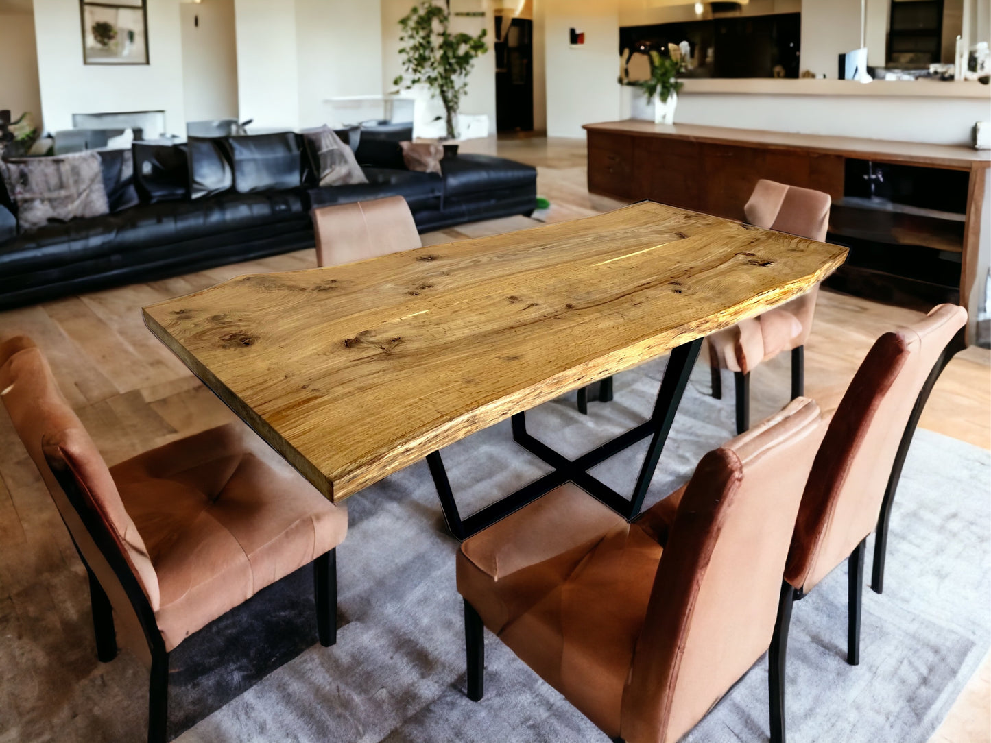 DENO oak dining table
