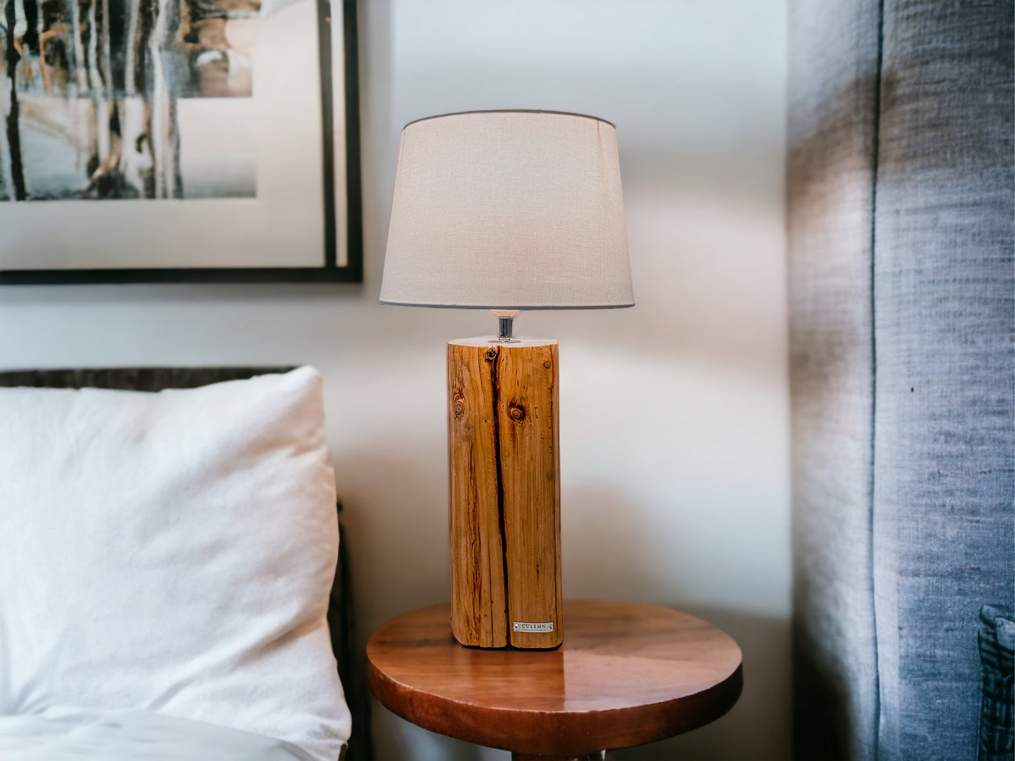 Lampa din lemn masiv de brad ORACLE
