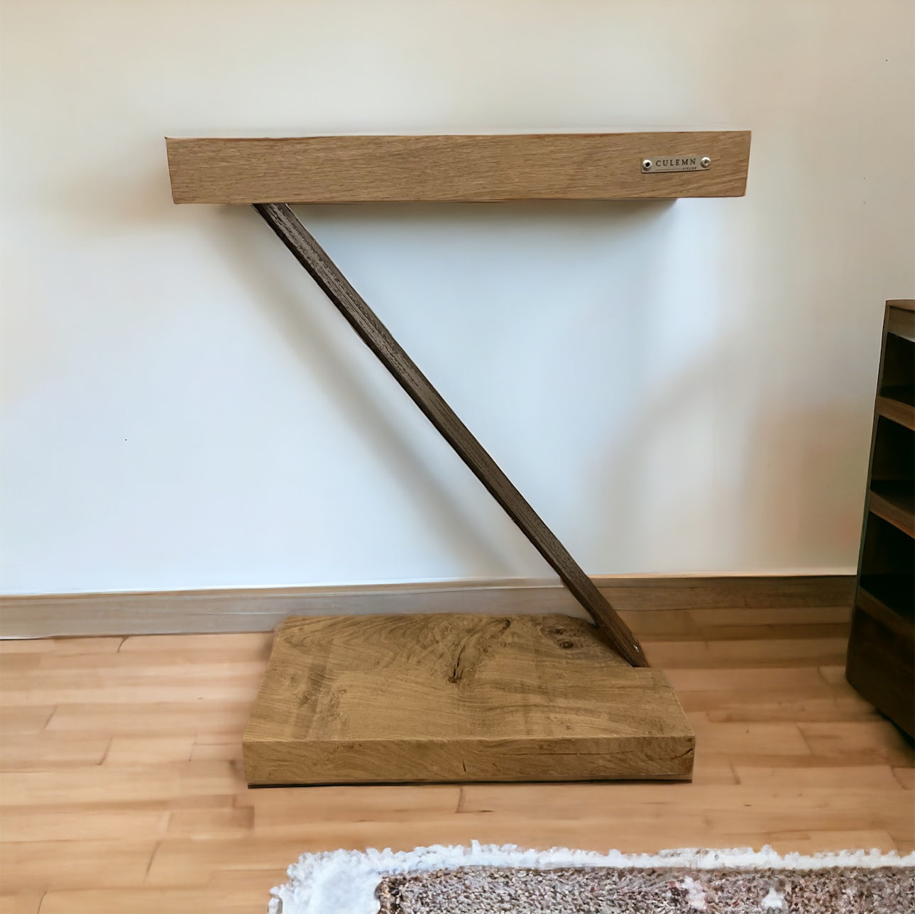 Wood and metal support for PickUp / Nightstand