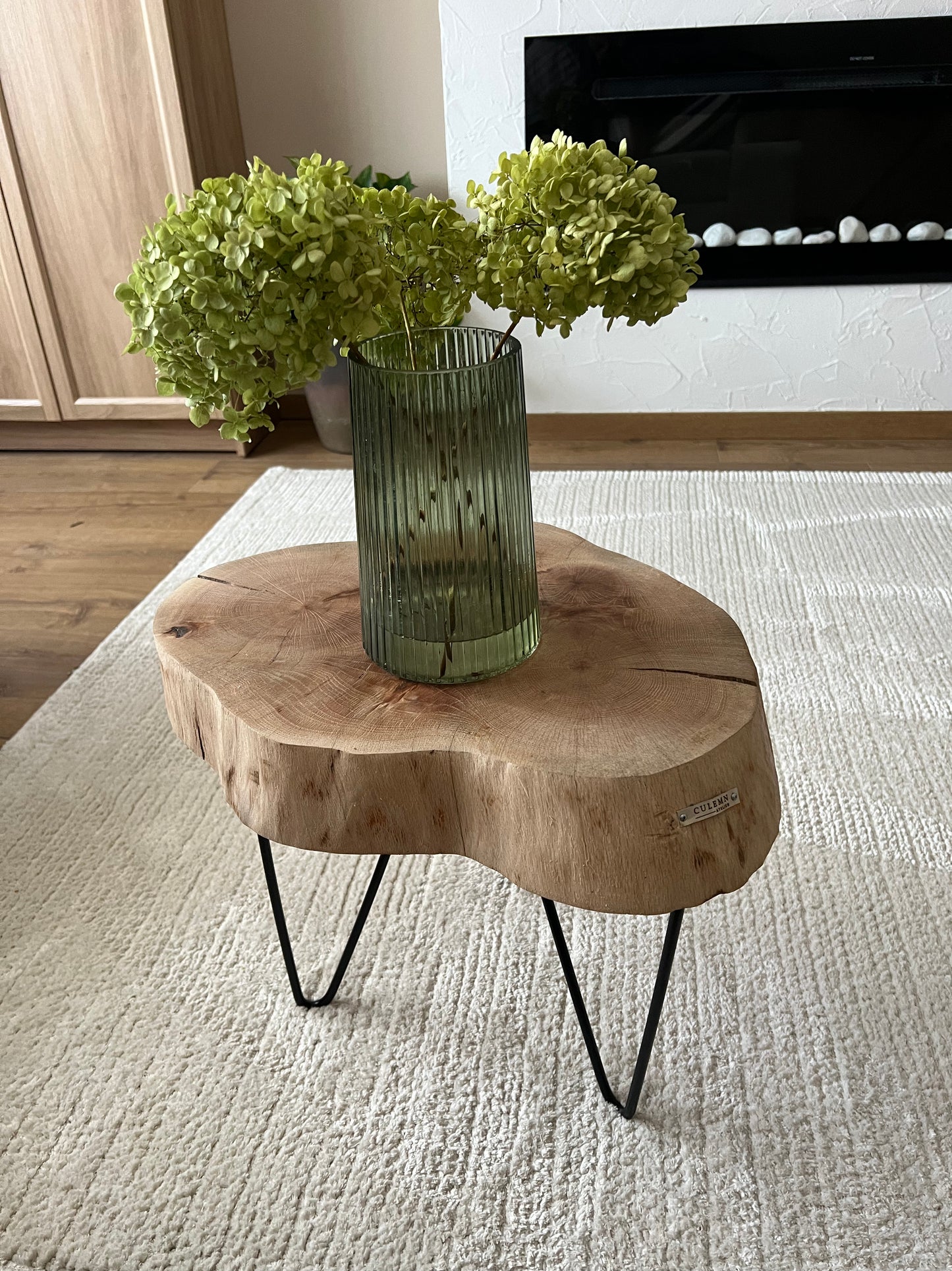 Solid oak coffee table - Overa