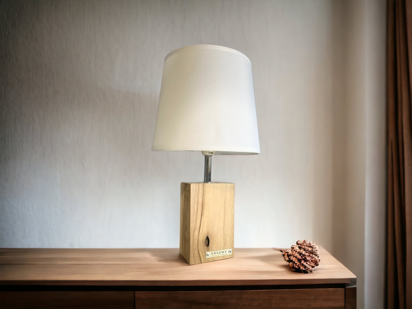 Solid walnut lamp Tiny
