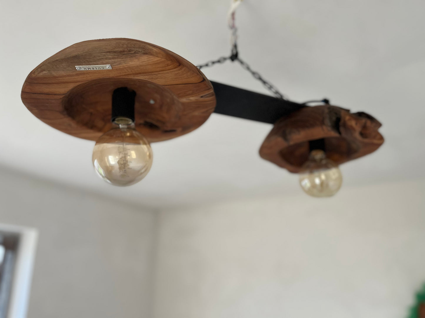 DUOME double solid wood chandelier