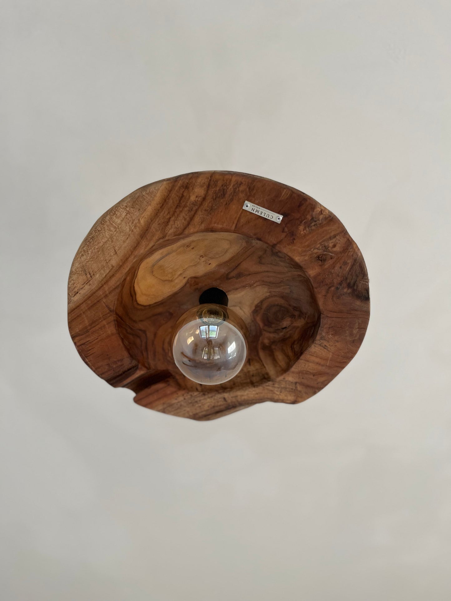Single SINGER solid wood chandelier
