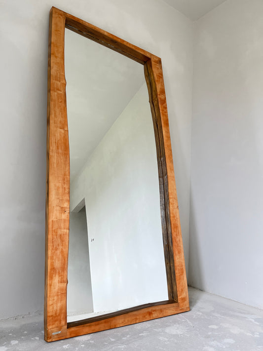 Mirror 200x100 solid cherry 4 natural edges CHERRY